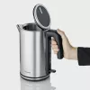 Rýchlovarná kanvica SEVERIN WK 3449 — 1,7 l, 2400 W, nerez/plast, čierno-strieborná