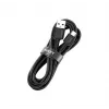 Aukey CB-CA2 OEM kábel USB-C na USB-A, nylonový oplet, 2 m, čierny