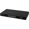 PULSAR SF116 sieťový switch Managed Fast Ethernet (10/100) Power over Ethernet (PoE) 1U čierny