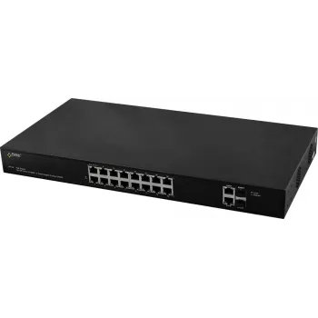 PULSAR SF116 sieťový switch Managed Fast Ethernet (10/100) Power over Ethernet (PoE) 1U čierny