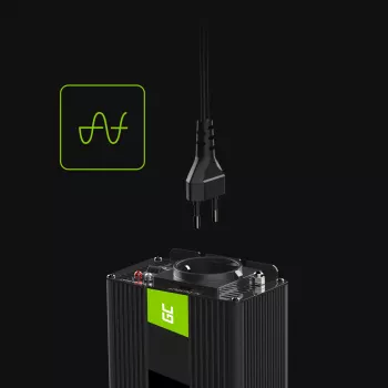 GREEN CELL auto menič napätia 12V na 230V 150W/300W čistý sínus