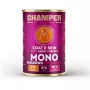 CHAMPER Coat & Skin Monoprotein hovädzie - mokré krmivo pre psy - 400 g