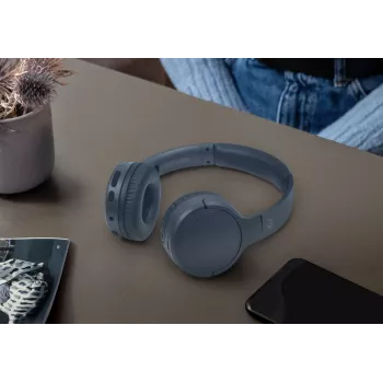Muse M-272 BTB Slúchadlá/headset bezdrôtové cez hlavu hudba USB Type-C modrá