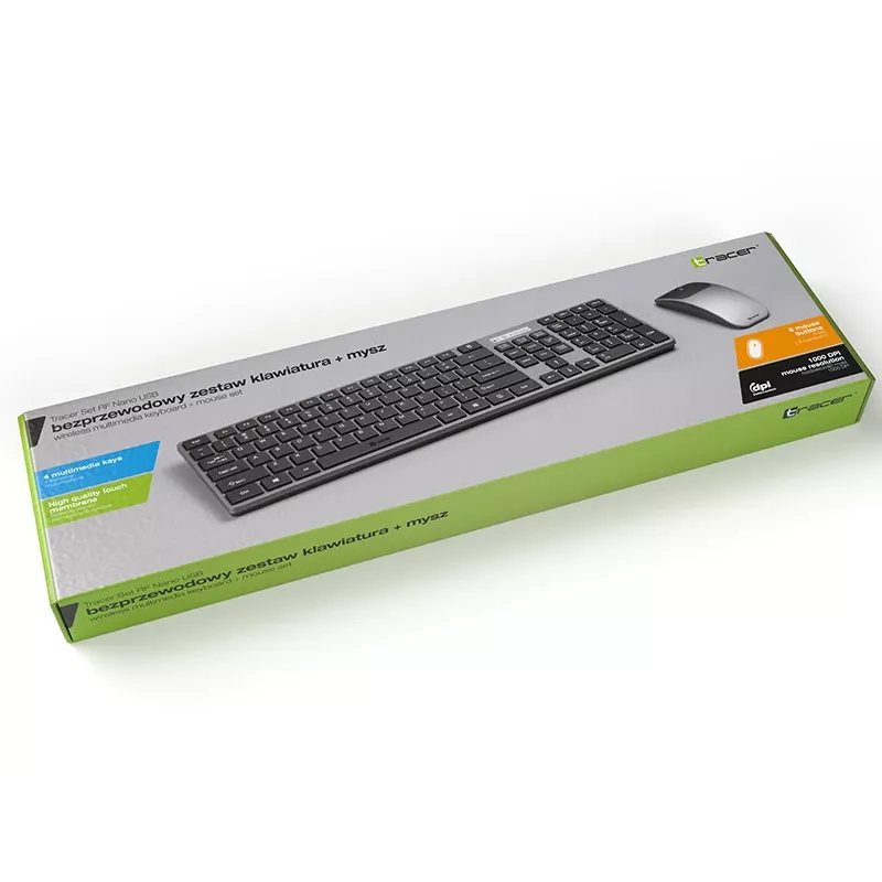 Tracer SET TRAKLA46773 klávesnica RF Nano Wireless