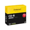 CD-R Intenso 1801622 700 MB 52x potlačiteľné 10 kusov tenké puzdro