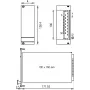 SCHROFF čelný panel pre PSM - ČELNÝ PANEL HF PSU PSM 3HE 10TE (21005477)