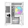 Počítačová skriňa DarkFlash B275 PRO (biela) so 6 ventilátormi