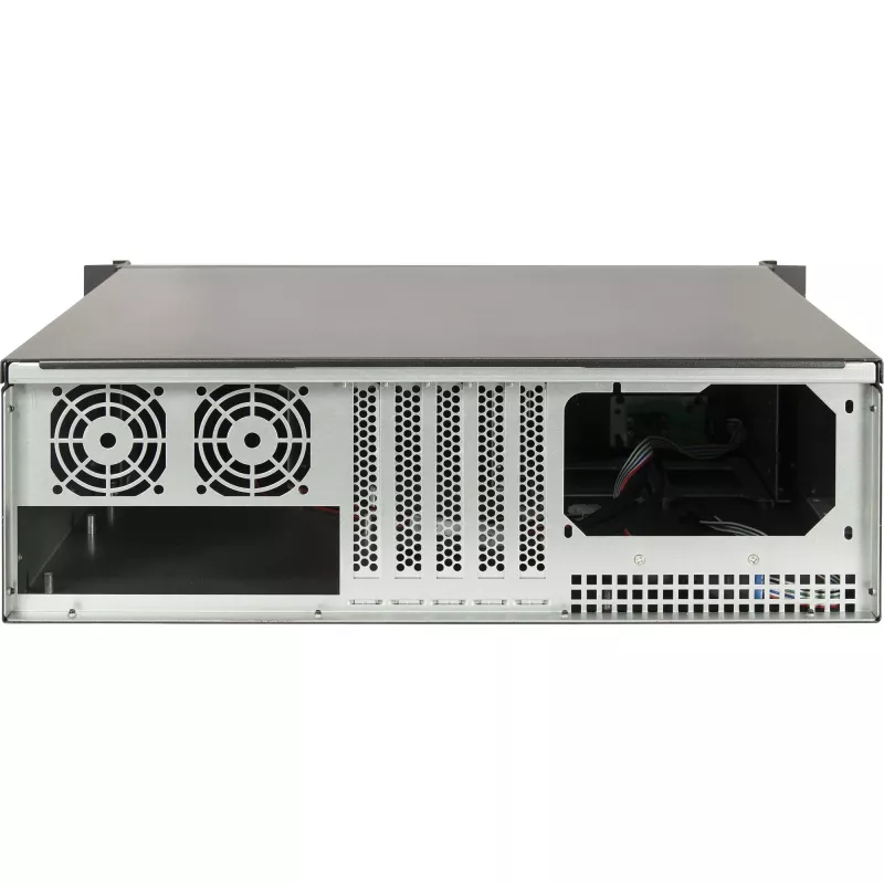 Serverový rack Inter-Tech 3U-K-340L čierny ATX 60 mm ventilátor