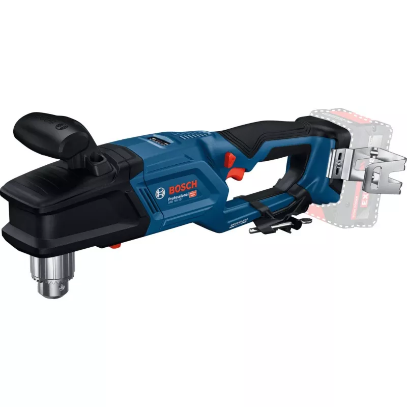 Akumulátorový uhlový vŕtací stroj GRD 18V-127 Professional solo, 18 Volt (modrá/čierna, bez batérie a nabíjačky)