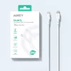 CB-SCL2 Biely silikónový kábel Lightning-USB-C USB Power Delivery USB-PD
