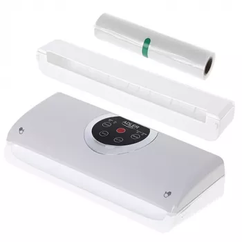 Vákuovačka Adler AD 4503, 130 W, vákuum -750 až -800 mbar, konektor Type-C, sivá/biela
