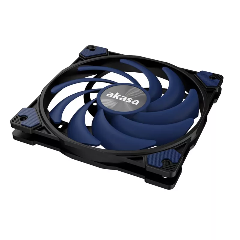Ventilátor Akasa Alucia XS12 120 mm čierny modrý 700-2000 ot/min HDB