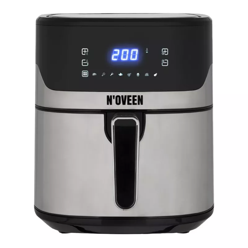 Teplovzdušná fritéza NOVEEN AF550 — objem 6,5 l, 1600 W, do 200°C, 8 programov