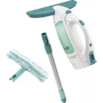 Leifheit okenný vysávač Glass Cleaner Dry&Clean s rukoväťou a stieracou kefou 51003