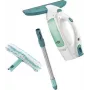 Leifheit okenný vysávač Glass Cleaner Dry&Clean s rukoväťou a stieracou kefou 51003