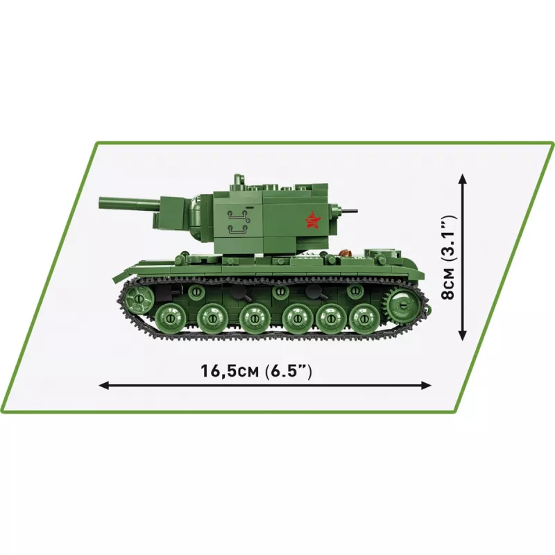 Stavebnica Cobi KV-2 druhá svetová vojna 510 dielov
