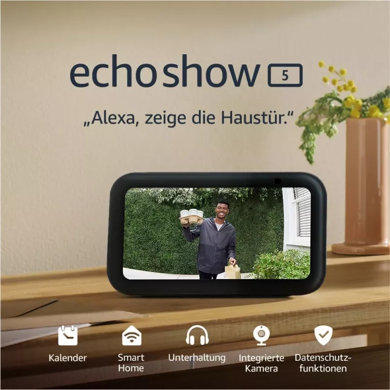 Amazon Echo Show 5 (3. generácia) inteligentný displej s Alexa, čierny