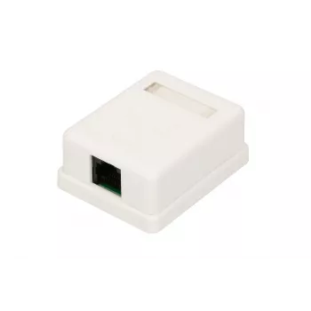 Extralink zásuvka na povrchovú montáž, 1x RJ45 CAT5E UTP