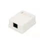 Extralink zásuvka na povrchovú montáž, 1x RJ45 CAT5E UTP