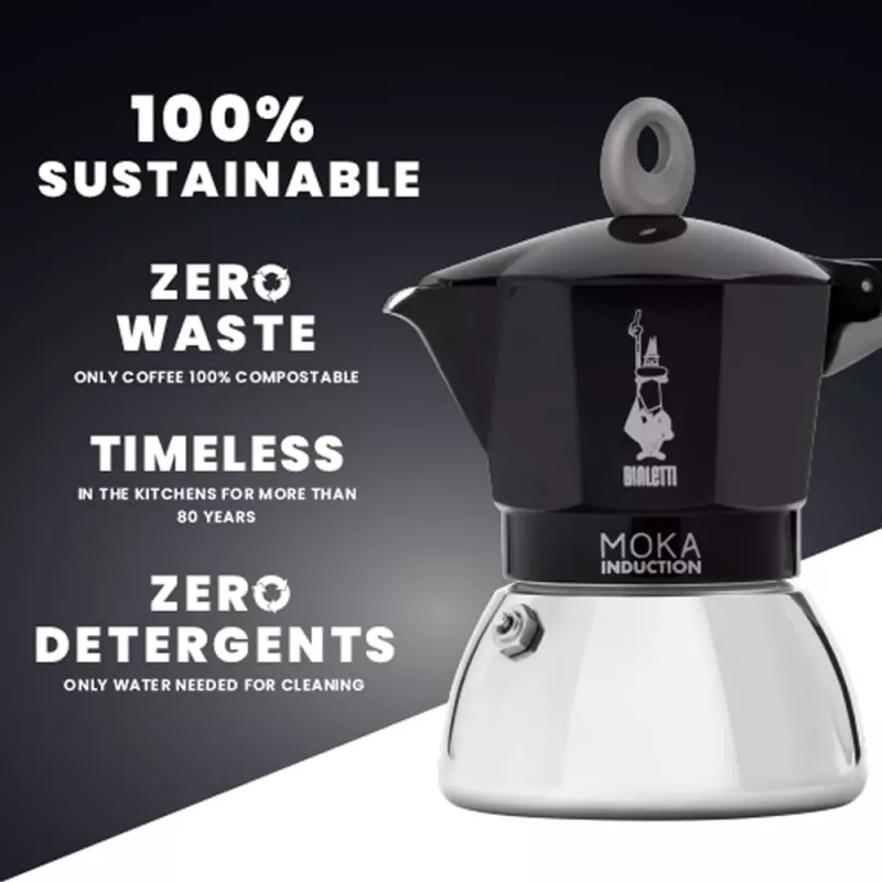 Bialetti Moka Induction moka kanvica 4 šálky