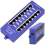PoE injektor Extralink Gigabit 8 portov 1000 Mb/s RJ45 mód B