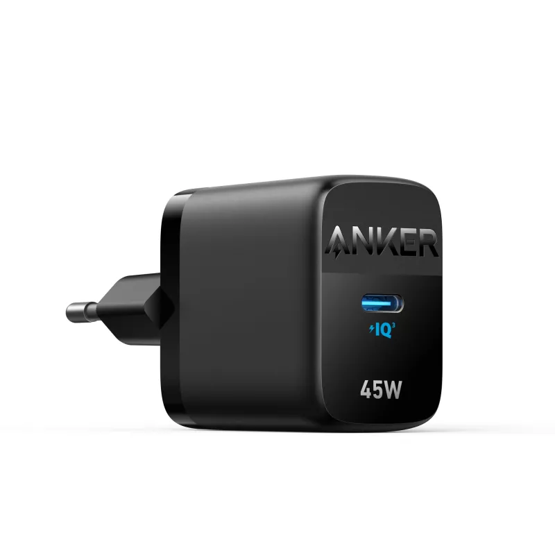 Interiérová AC nabíjačka Anker 313 A2643G11 — 45W USB-C, čierna, univerzálna