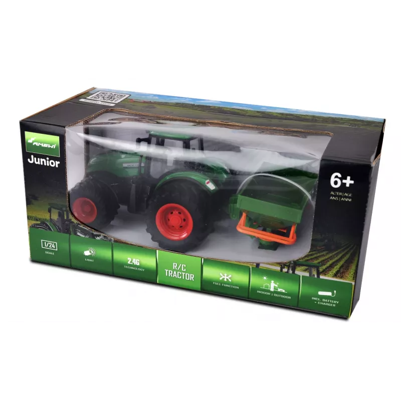 Traktor Amewi 22639 elektromotor 1:24 od 6 rokov