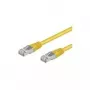 Wentronic Goobay CAT 5e patch kábel, SF/UTP, žltý, 1 m - CCA medená zmes (68065)