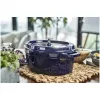 Liatinový kochlík Staub 4,25 L, 29 cm, modrý