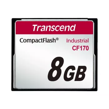 Transcend Industrial - flash pamäťová karta - 8 GB - 170x - CompactFlash (TS8GCF170)