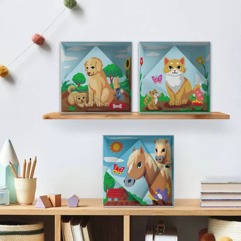 Maliarska sada Ravensburger CreArt Do it together — model mačiek, spoločná maliarska sada