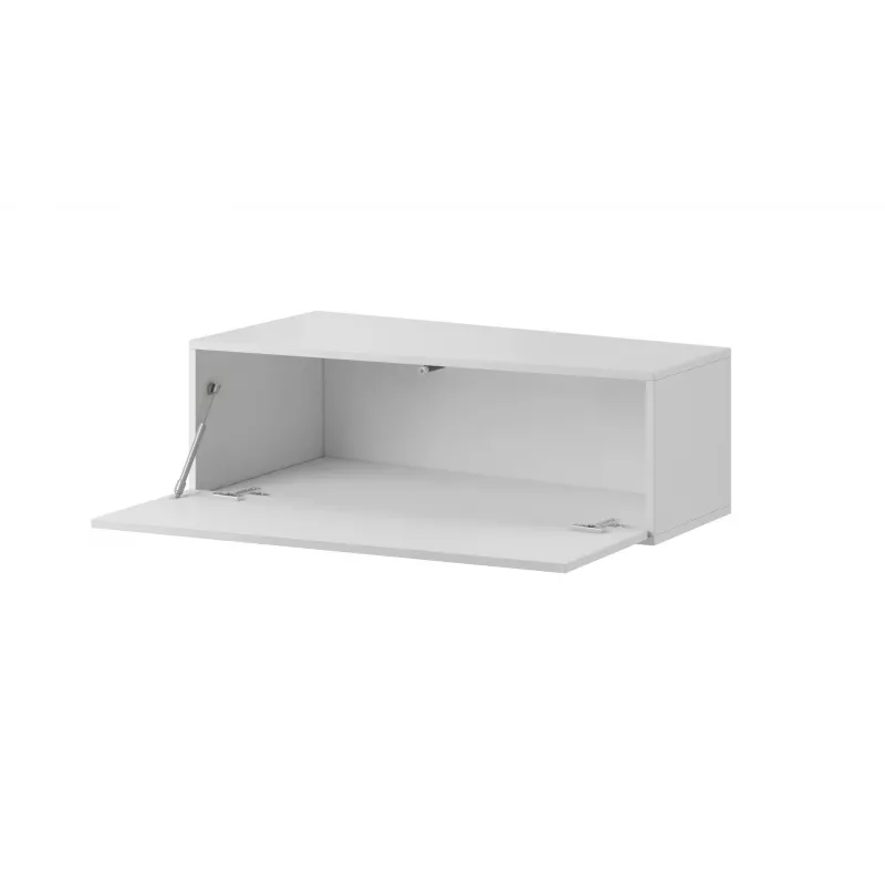 Cama obývacia zostava VIGO SLANT 8 biela/biela lesk