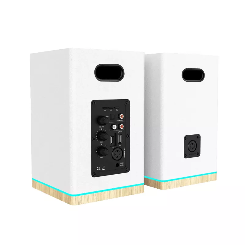 Blaupunkt BS60WH LED policové reproduktory, Bluetooth, HDMI ARC, biele