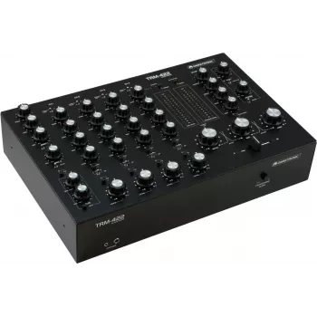 4-kanálový rotačný mixážny pult Omnitronic TRM-422 s USB a FX send