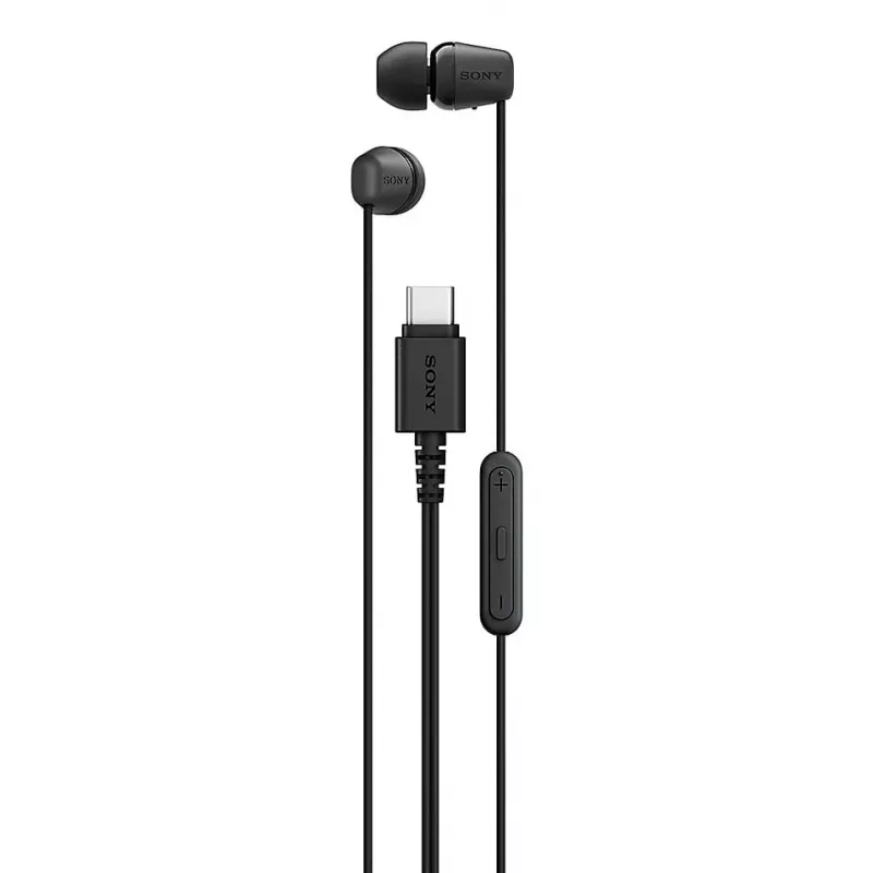 Sony IER-EX15C headset káblový in-ear hovory/hudba USB Type-C čierny