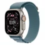 Smartwatch Apple Watch Ultra 3 GPS + Cellular 49 mm Natural Titanium puzdro s Light Blue Alpine Loop (malý)
