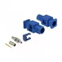 Koaxiálny konektor samec DELOCK 89757 FAKRA C konektor samec, pozlátené kontakty, 9,4×25,6×7,4 mm