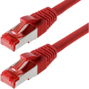 Sieťový kábel Helos CAT6 S/FTP (PIMF) 7,5 m červená