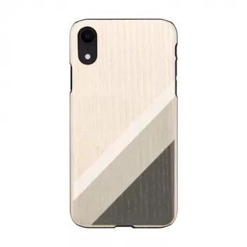 Puzdro na telefón man and wood pre iPhone XR gray suit čierna — ochranné puzdro