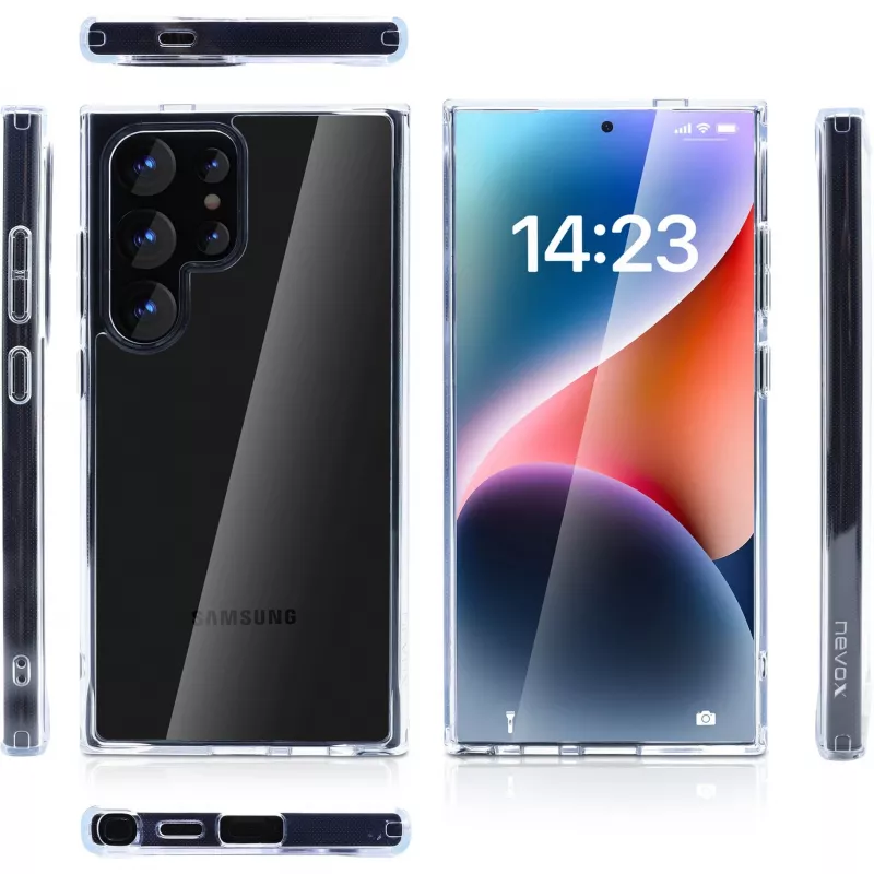 StyleShell SHOCKFlex, puzdro na telefón transparentné, Samsung Galaxy S24 Ultra