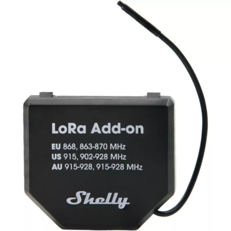 LoRa rozširujúci modul Shelly LoRa Add-on pre IoT konektivitu, značka Shelly (model Shelly_LoRa_Add-on)
