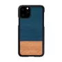 Puzdro na smartphone man and wood pre iPhone 11 Pro – denimovo čierna