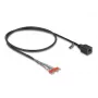 Sieťový kábel DeLOCK 88005 RJ45 Cat.5e 0,5 m čierny