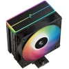 Ventilátor DeepCool AG400 BK ARGB V2 120 mm čierny — 120 mm ventilátor chladiča CPU s hydraulickým ložiskom, podpora viacerých socketov