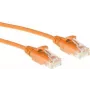ACT oranžový 2 m LSZH U/UTP CAT6 Datacenter Slimline patch kábel s RJ45 konektormi