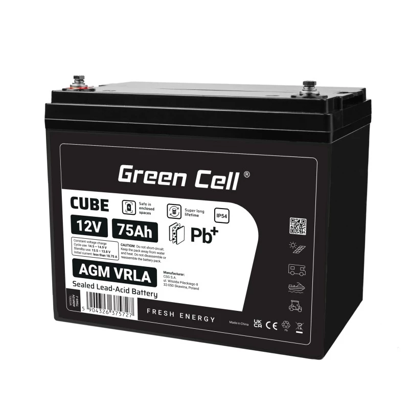 Batéria AGM VRLA 12V 75Ah IP54