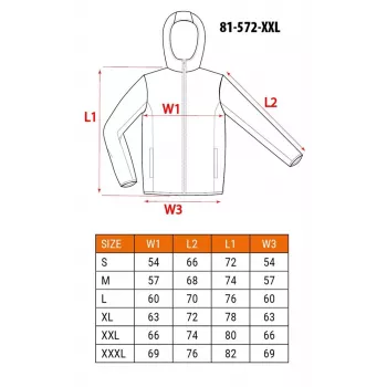 NEO tools 81-572-XXL Pracovná bunda
