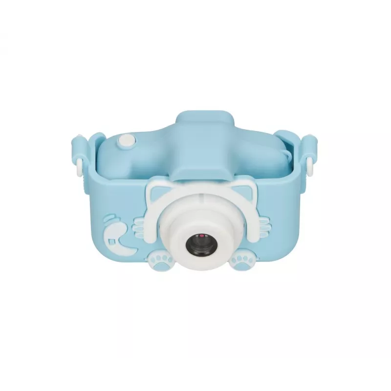 Detský digitálny fotoaparát Extralink H27 DUAL BLUE svetlomodrá biela