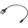 Renkforce USB-2.0 adaptérový kábel [1x 2.0 konektor samec Micro-B – 1x svorková prípojka] RF-6443956 30 (RF-6443956)