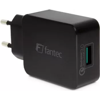 Fantec QC3-A11 interiérová čierna nabíjačka pre mobilné zariadenia (1948)